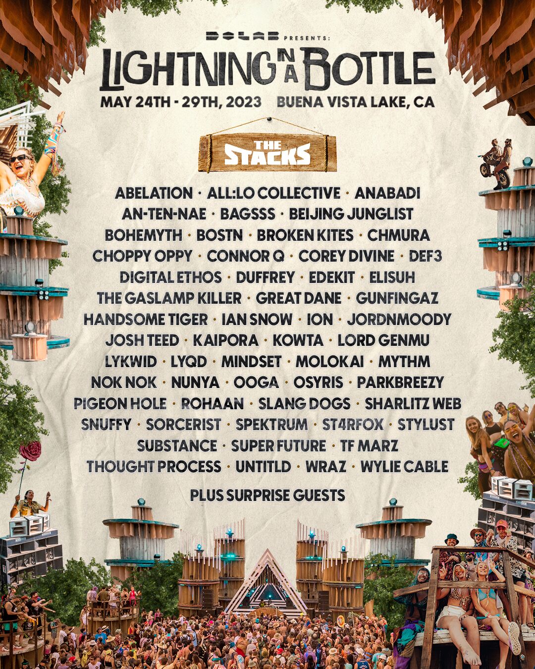 Lightning in a Bottle 2023 Lineup featuring Bohemyth